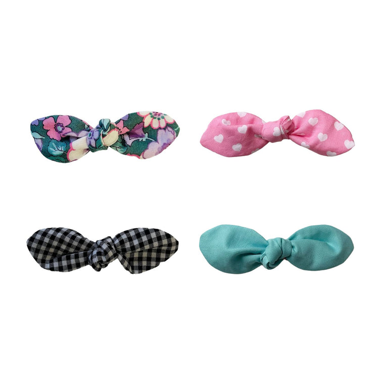 Dinky Bow Fur Clips