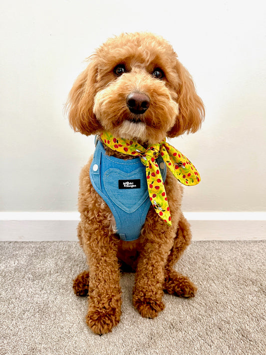 Yellow Strawberry Bumble Neckerchief