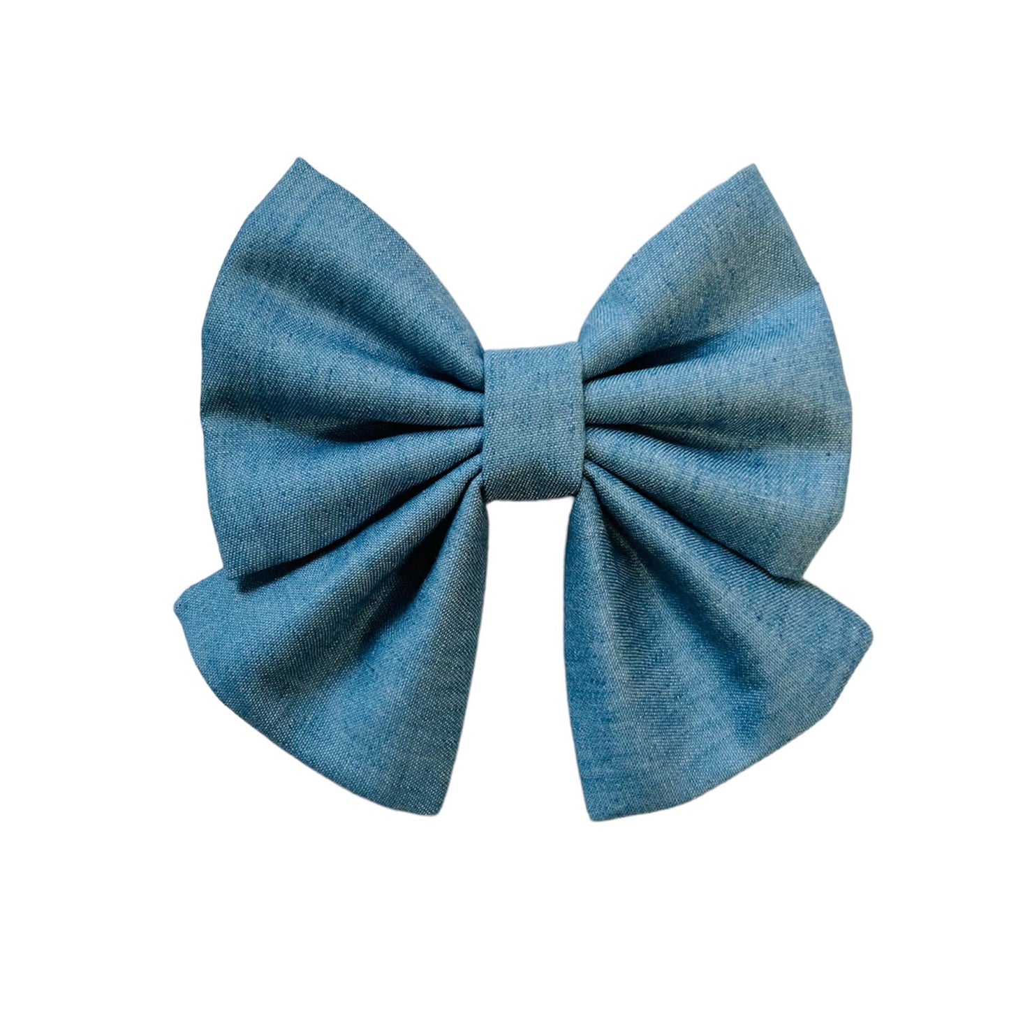 Budster Light Blue Denim Sailor Bow