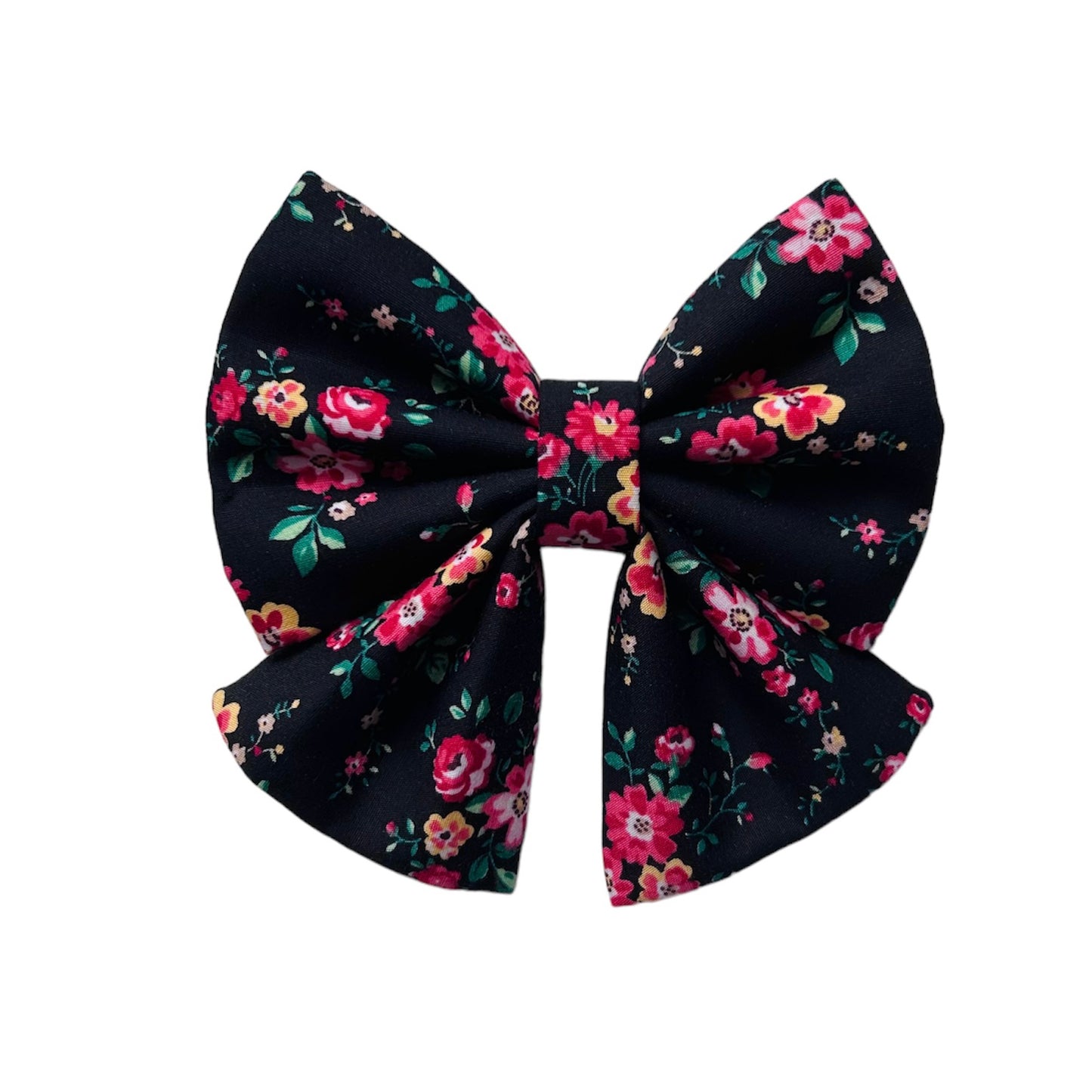 Black French Rose Sailor Bow