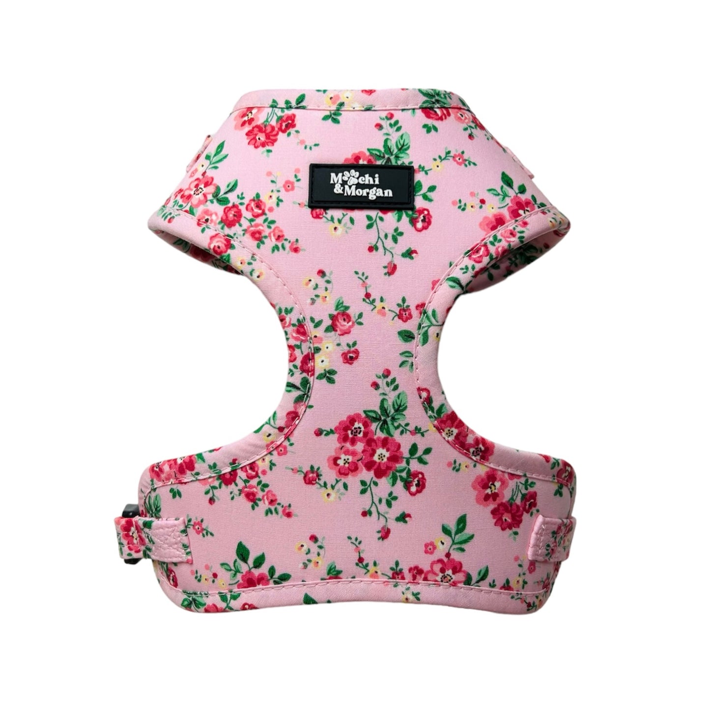 Pink French Rose Dog Harness