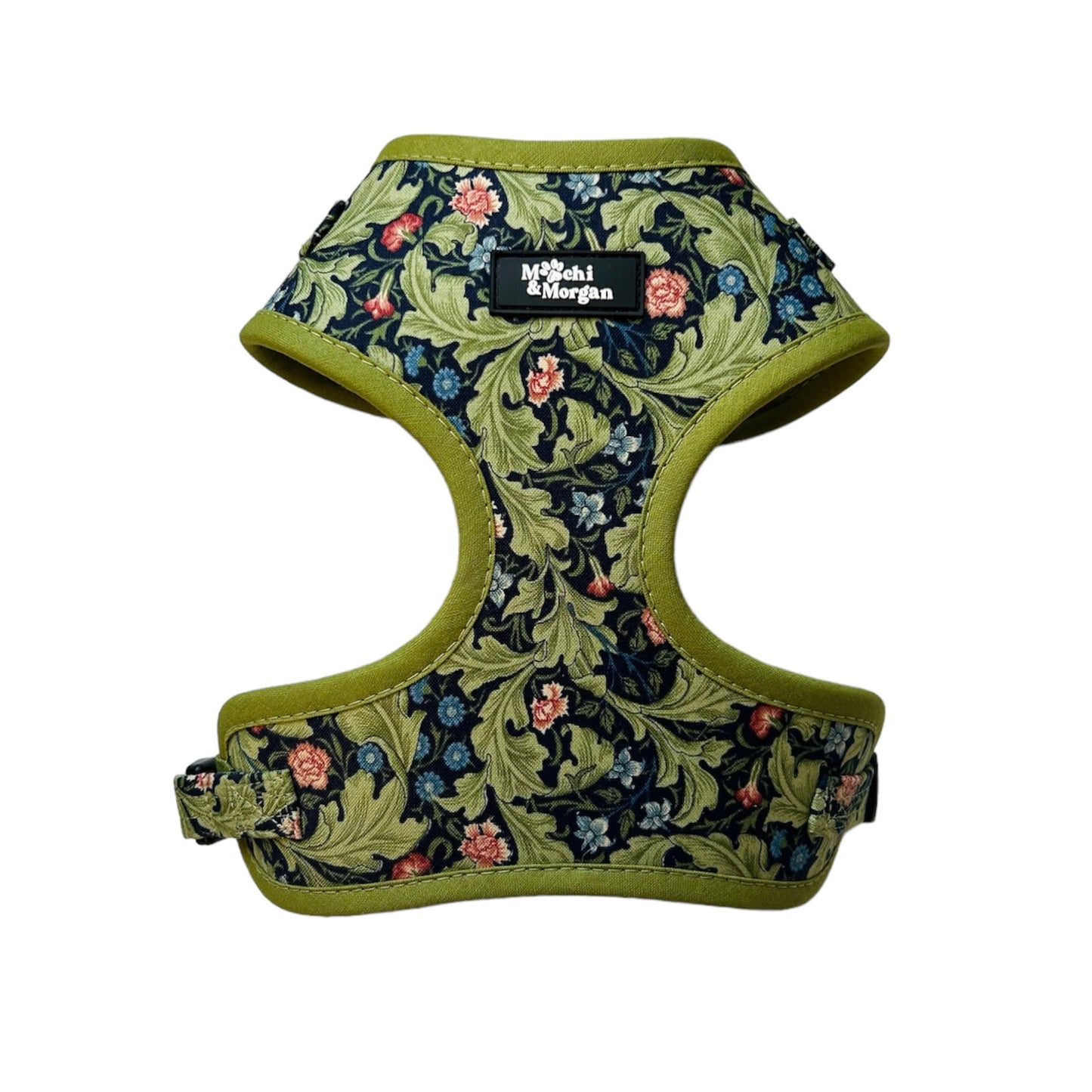 Olive Filigree Dog Harness