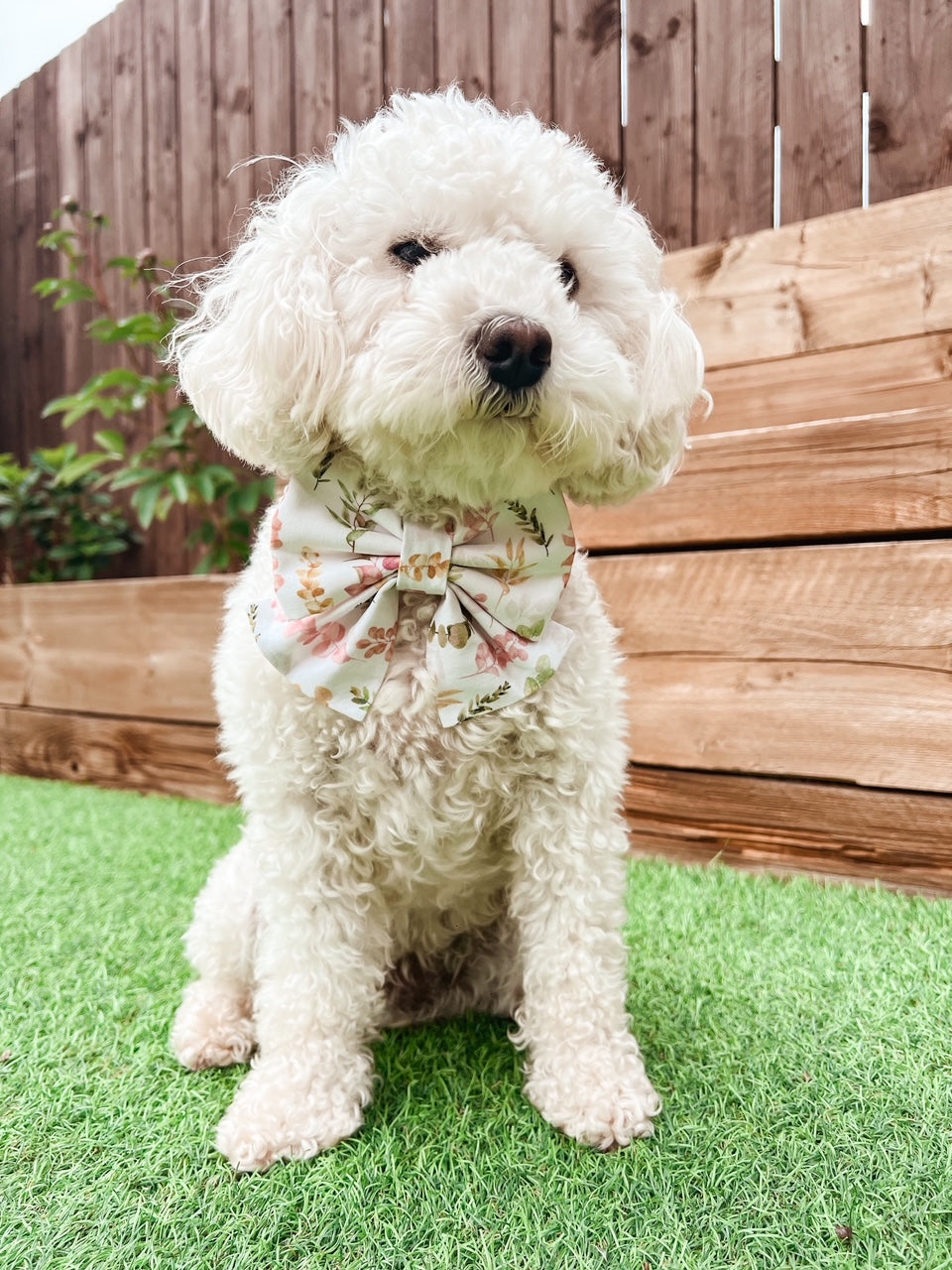 Floral Frills Sailor Bow