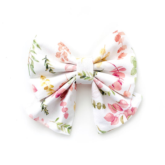 Floral Frills Sailor Bow