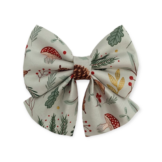 Festive Forest Sailor Bow