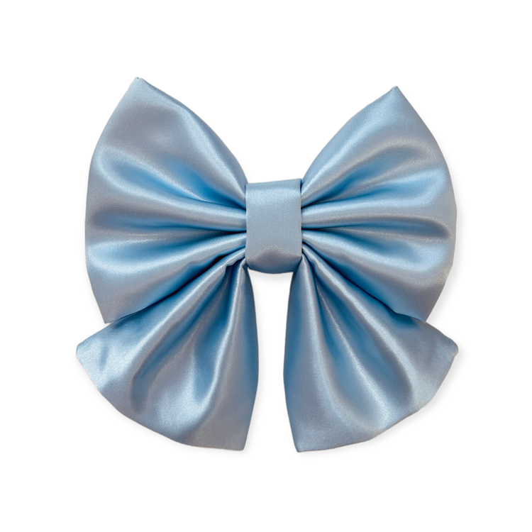 Pastel Blue Sailor Bow