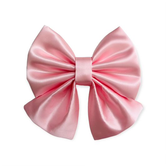 Pastel Pink Sailor Bow