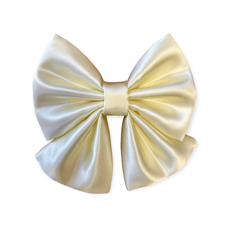 Pastel Yellow Sailor Bow