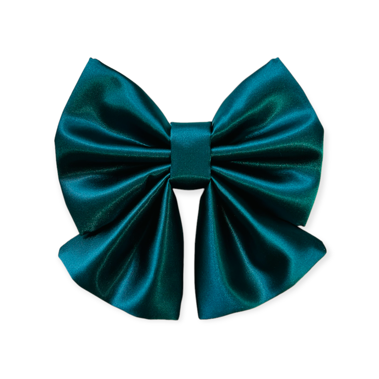 Teal Sailor Bow